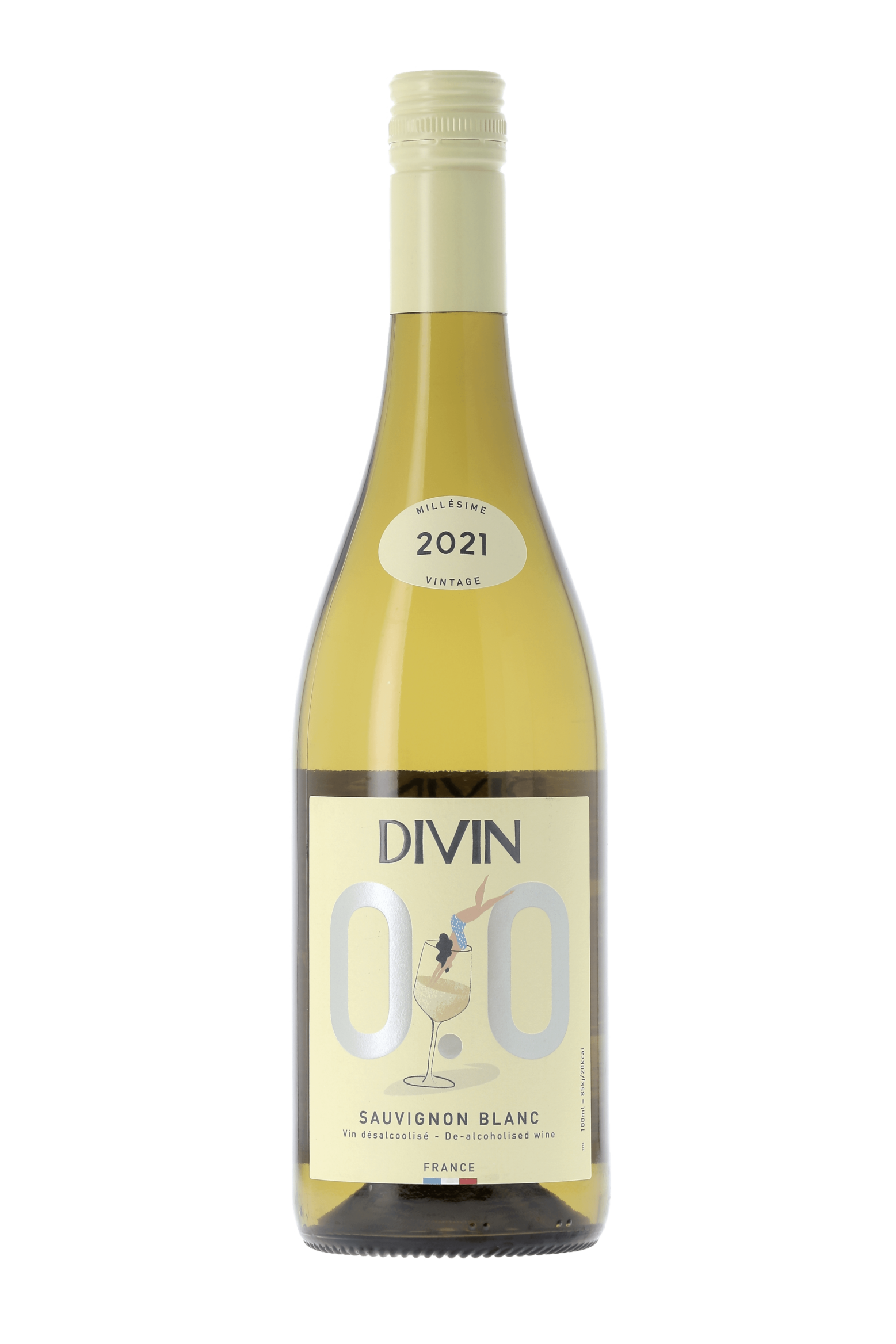 DIVIN 0.0% Sauvignon Blanc 2021