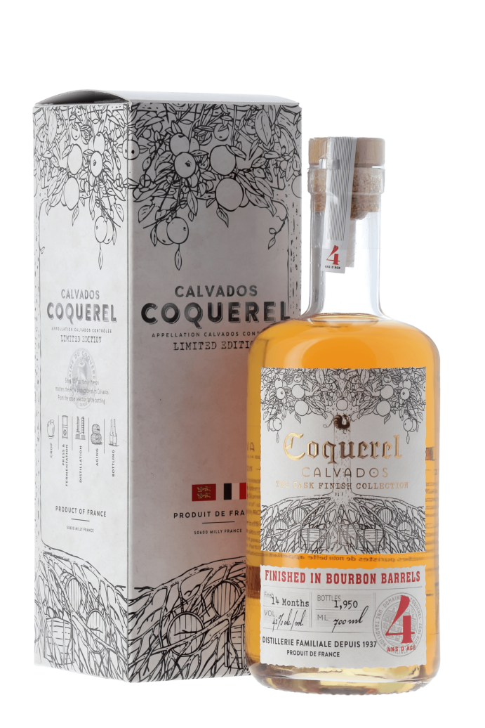 Calvados 4 ans Finition Bourbon Domaine du Coquerel